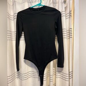 Black Long Sleeve Bodysuit